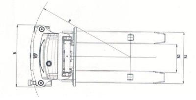 2000kg 半电动和手动泵液压托盘堆垛机，通过 ISO14001/9001 TUV GS CE 测试