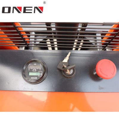 工厂销售 OEM 重型 EPS 电动步行堆高车，带外部电池充电器端口 